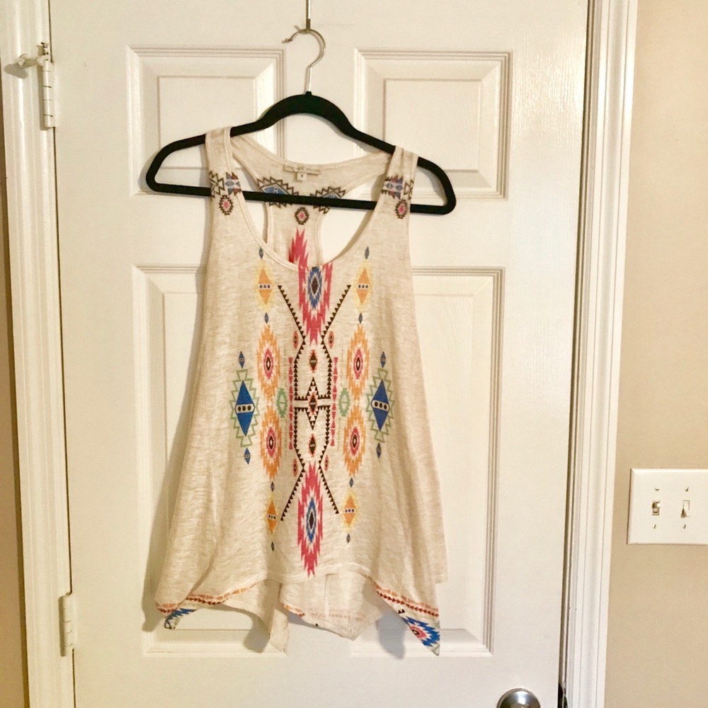 Moa Moa Tribal Boho Knitted Tank